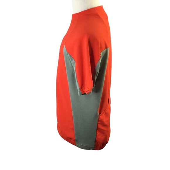 Patagonia Cycling Jersey Vtg Y2K Bike 1/2 Zip Short Sleeve Large USA Red Gray - Picture 4 of 10